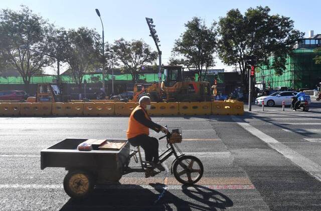 北京平安大街改造提升，文物古迹间将有一条林荫大道