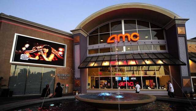 美国最大连锁影院AMC计划出售1500万股股票，或将申请破产