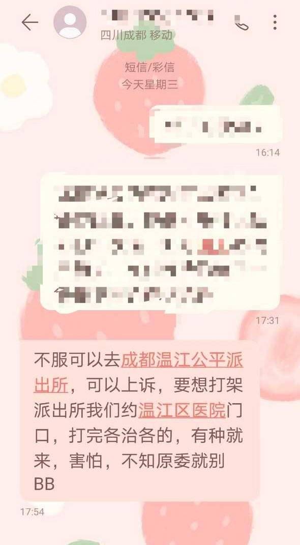 疑似买家与网友对话截图