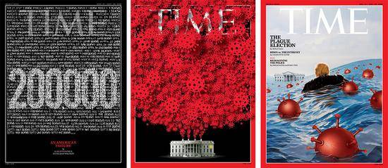 《时代》杂志今年几封知名的封面作品