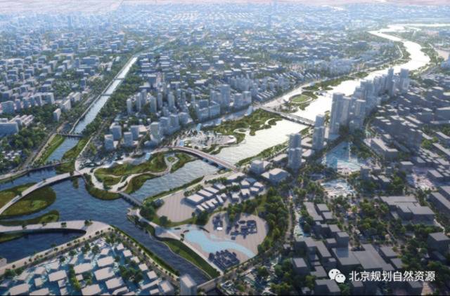 方案二鸟瞰图。北京市规划和自然资源委员供图