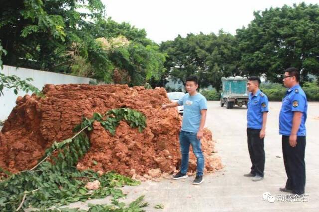 泥头车凌晨跨镇偷倒400吨余泥被抓