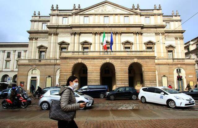 意大利米兰斯卡拉歌剧院21人确诊感染新冠肺炎