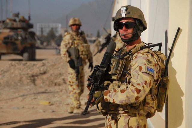 资料图：在阿富汗的澳大利亚特种兵