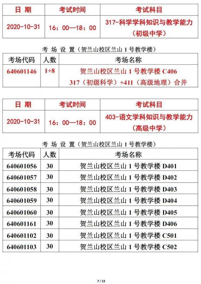 重要提醒！宁夏2020年下半年中小学教师资格考试注意事项来啦