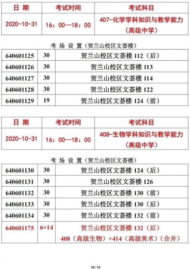 重要提醒！宁夏2020年下半年中小学教师资格考试注意事项来啦