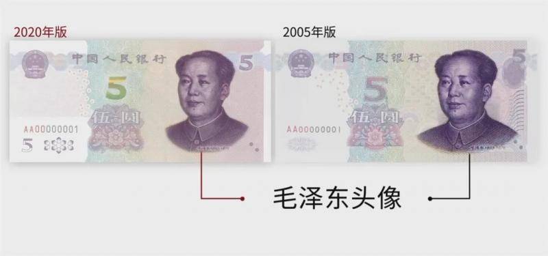 2020年版第五套人民币5元纸币详解(图)