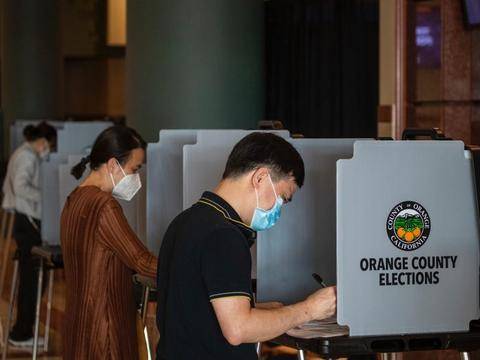 投票的选民。（图源：Getty Images）
