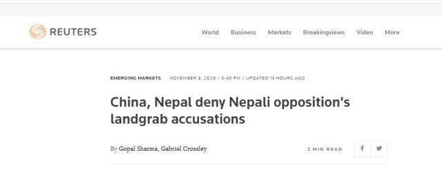 尼泊尔外交部也否认了。