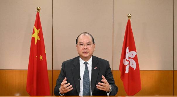 香港政务司司长张建宗：香港应融入国家大局，乘势而上