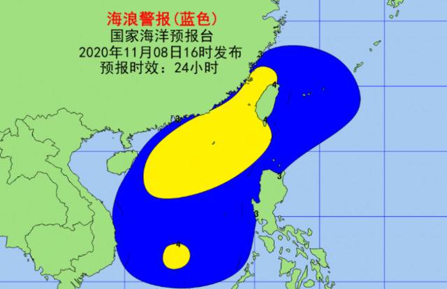 冷空气影响持续 台湾海峡南海海域将现大浪到巨浪区