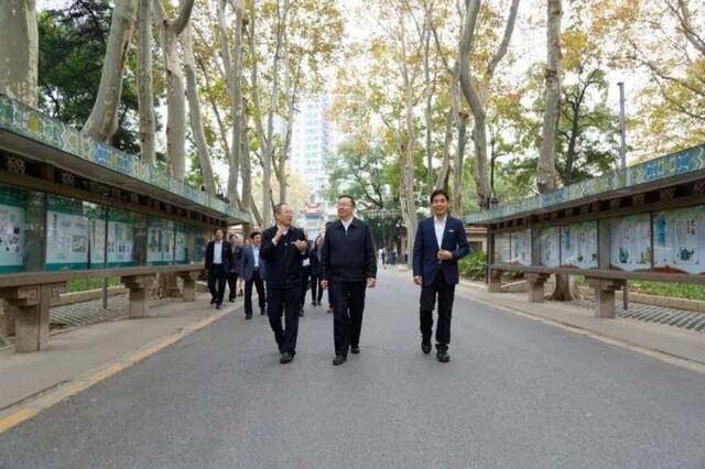 教育部副部长田学军来南京师范大学调研指导