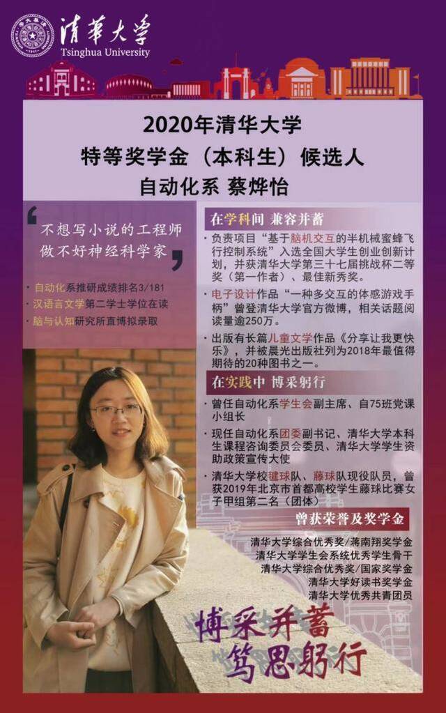 这些真-学霸争夺清华大学特等奖学金！来看看“神仙打架”