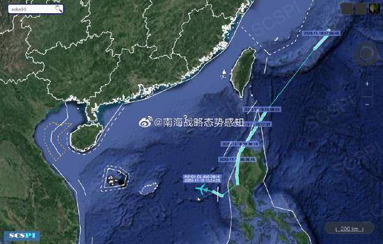 南海战略态势感知：美军高强度侦察南海，5架侦察机飞临