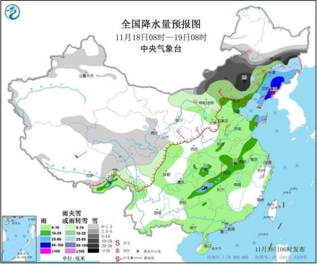 中央气象台发布今年首个暴雪橙色预警：雨雪天气将迎最强时段