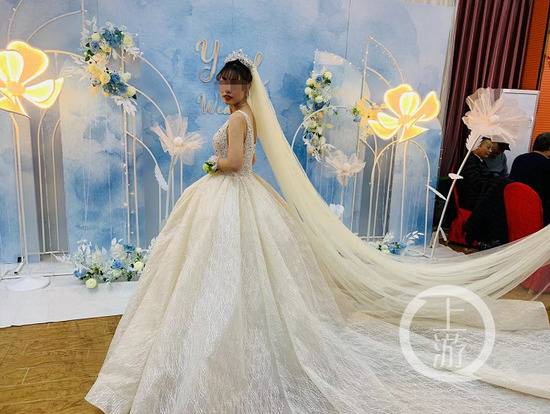 2020年1月1日，刘敏刚刚举办完婚礼，3月20日即遇害。/受访者供图