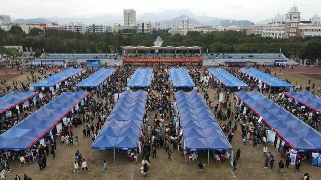 浙江省医药健康类专场招聘会在温州医科大学举行