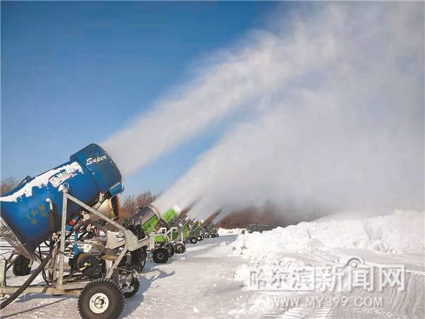 太阳岛雪博会开始制雪 预计12月20日左右开园