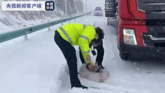 “人停车不停”乌鲁木齐迎大雪天气 工作人员彻夜清雪