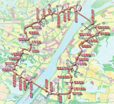 武汉首条地铁环线12号线全线开工