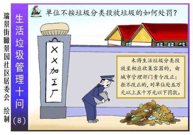 漫画解读《天津市生活垃圾管理条例》