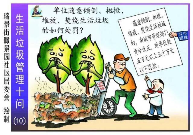 漫画解读《天津市生活垃圾管理条例》
