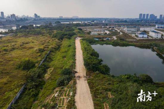 红海大桥北侧，东莞石龙通往惠州石湾道路