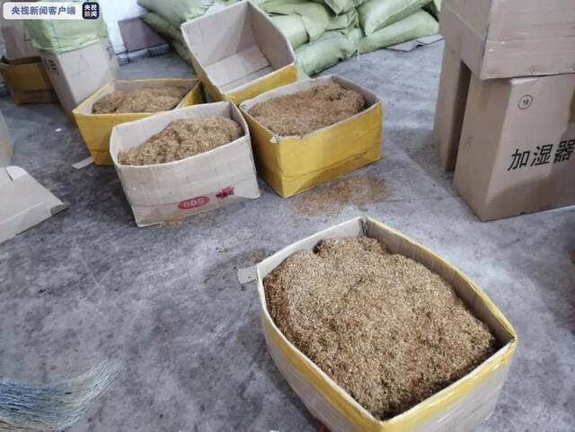 广西警方捣毁一家“地下烟厂” 涉案金额超2000万元