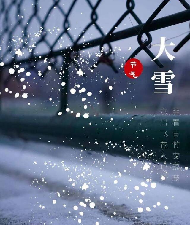 节气·大雪  雪落归家，此刻，我在信息科大