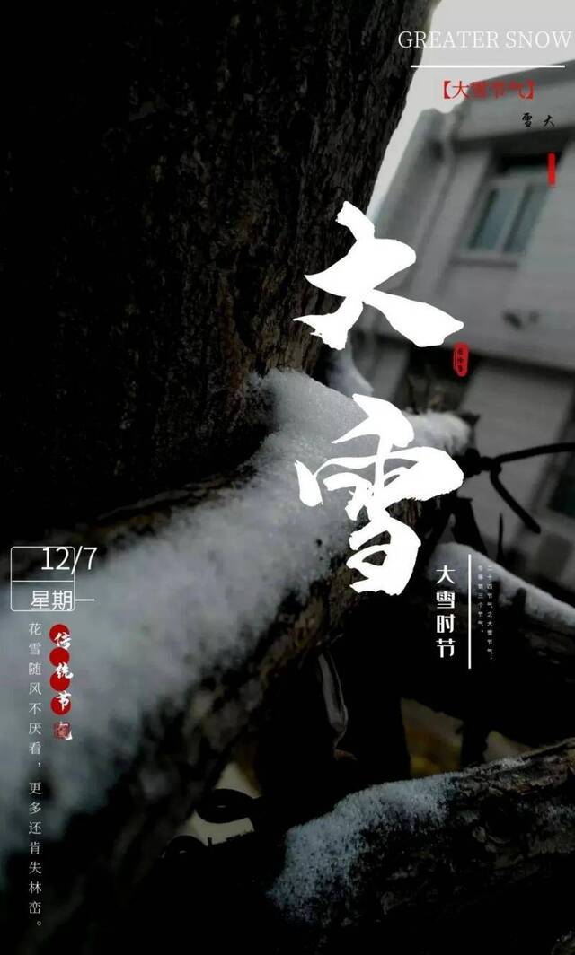 节气·大雪  雪落归家，此刻，我在信息科大