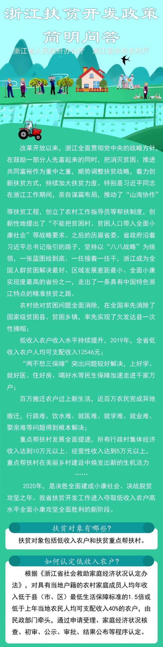 浙江扶贫异地搬迁怎么补贴？粮食生产扶持政策有哪些？图解来啦