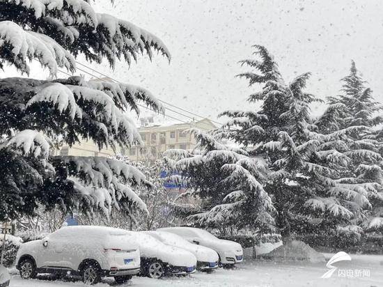 烟台威海已降下大到暴雪！山东继续发布寒潮预警，局地降雪持续