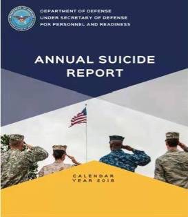 美军《2018年度自杀报告》封面。