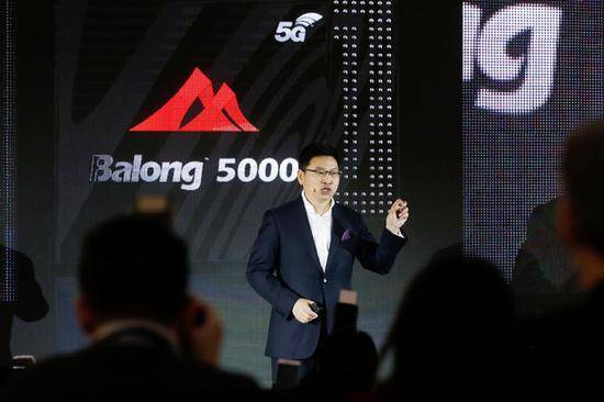 ▲2019年，华为发布了面向5G的巴龙5000基带