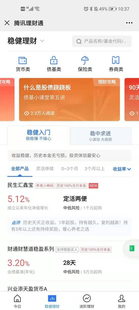 图片来源：腾讯理财通