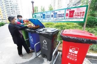 北太平庄街道蓟门里小区垃圾分类站