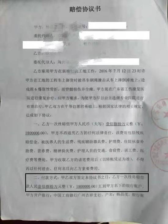 杨某与用人单位签订的赔偿协议书