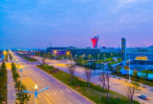 兴海路夜景实景