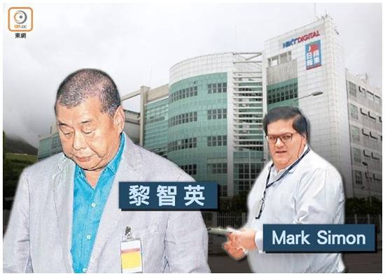 黎智英、Mark Simon（资料图）