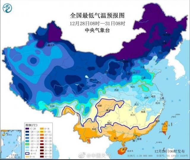 今冬最高级别！寒潮橙色预警发布 局地降温超16℃