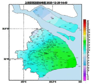 上海今夜降雪，明日全天气温将低于0℃