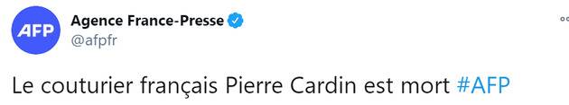 皮尔·卡丹去世