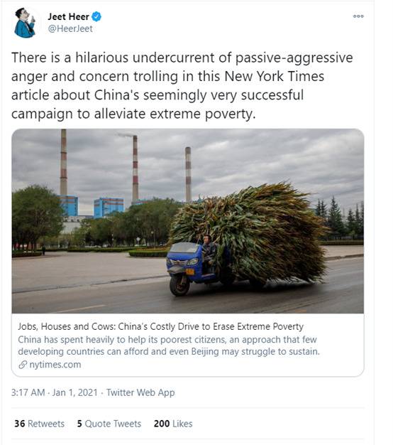 美国记者称赞了中国 但这些话没有出现在他的报道里