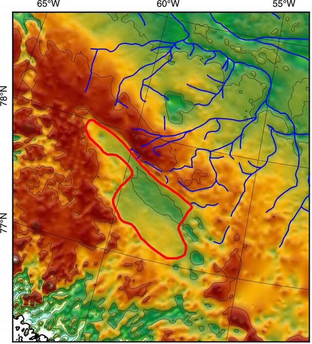 《地球与行星科学通讯》杂志：NASA“冰桥行动”发现格陵兰岛冰层之下有一个巨大湖床