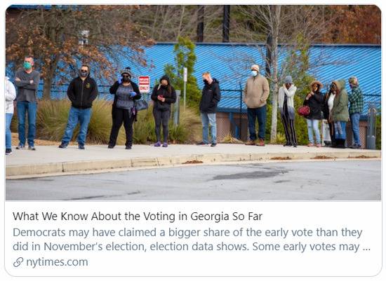 截至目前，我们对佐治亚州的决选知道什么。/《纽约时报》报道截图