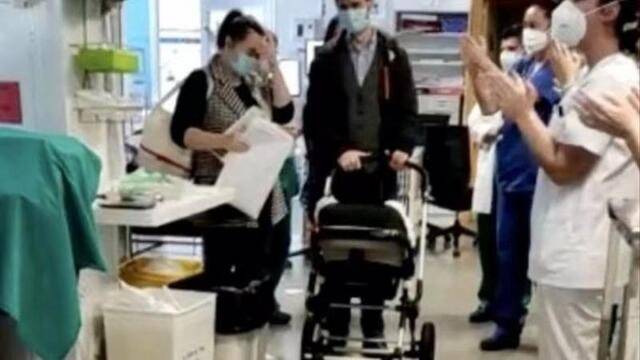 西班牙一婴儿确诊新冠肺炎70日后病愈出院