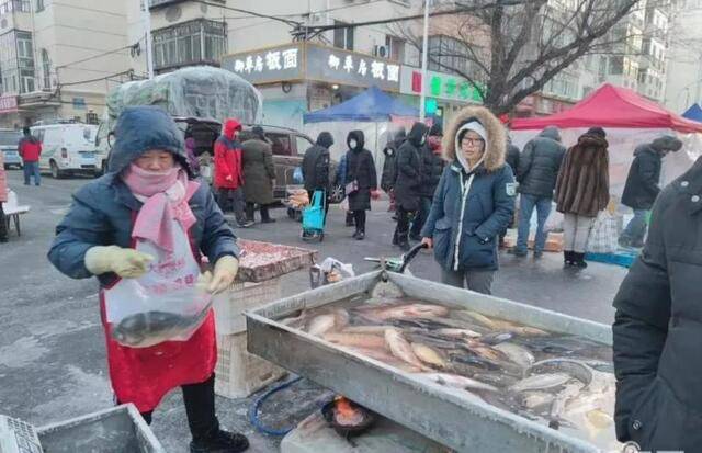 活鱼靠火烤保温，这个冬天格外冷！