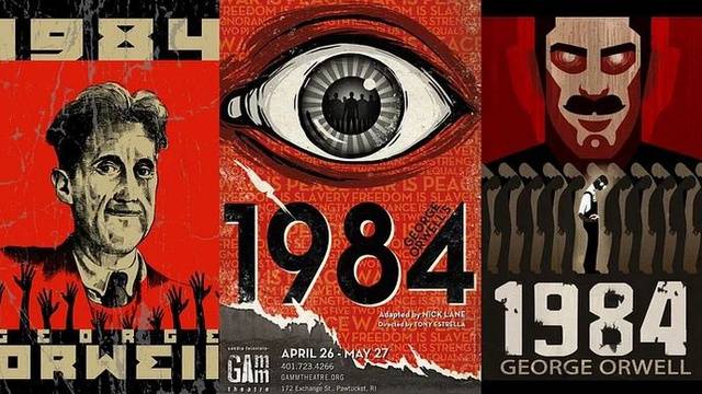 《1984》各个版本的封面