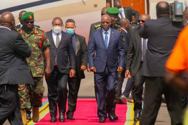 坦桑尼亚总统在查托会见莫桑比克总统