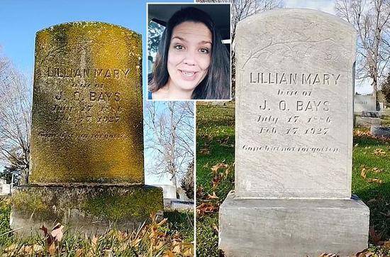 美国一女子离婚后清理旧墓碑“疗伤” 分享视频获数百万粉丝